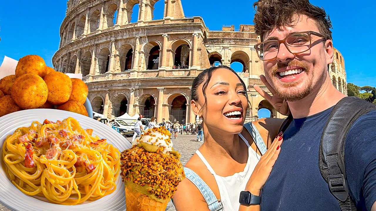 24 HORAS COMENDO COMIDA DE RUA NA ITALIA