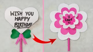 Quick and Easy Birthday Greeting Card Making Idea |DIY Greeting Card For Birthday| DIY Birthday Card screenshot 5