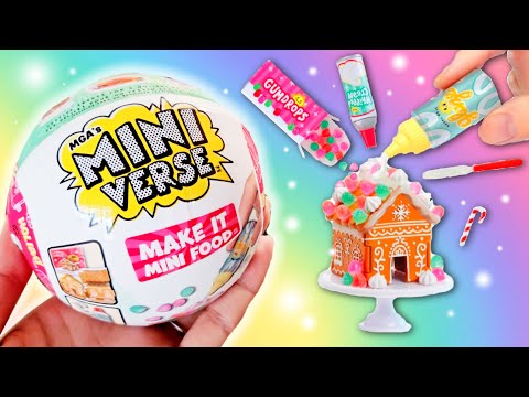 MAKING *MORE* MINI FOOD! MiniVerse Make It Mini Holiday Series!