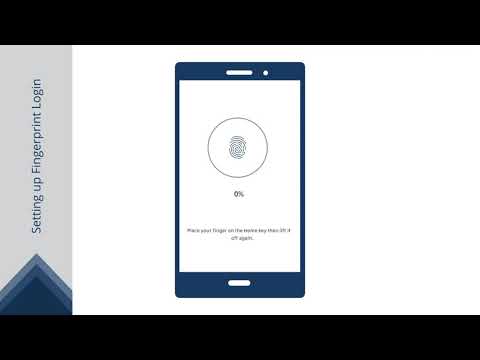 Setting up Fingerprint Login | Mobile Banking