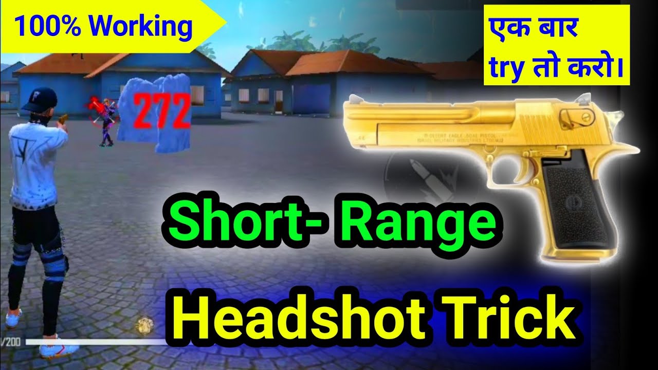 desert eagle headshot trick in short range।। short range headshot trick ...
