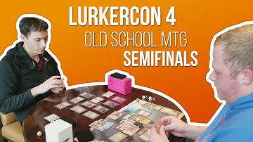 Brian Weissman Semifinals LURKERCON 4 Old School 93-94 MTG Commentary