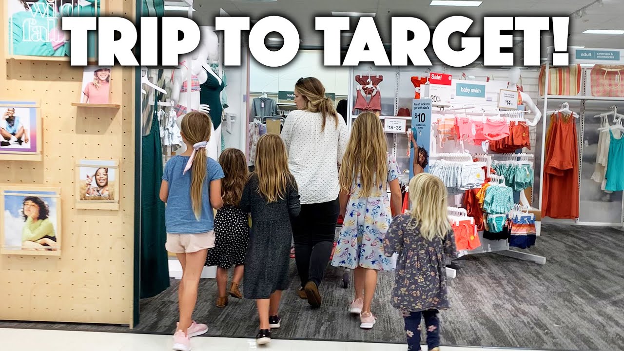 TAKING OUR FAMILY OF 8 TO TARGET AFTER A YEAR AND A HALF!