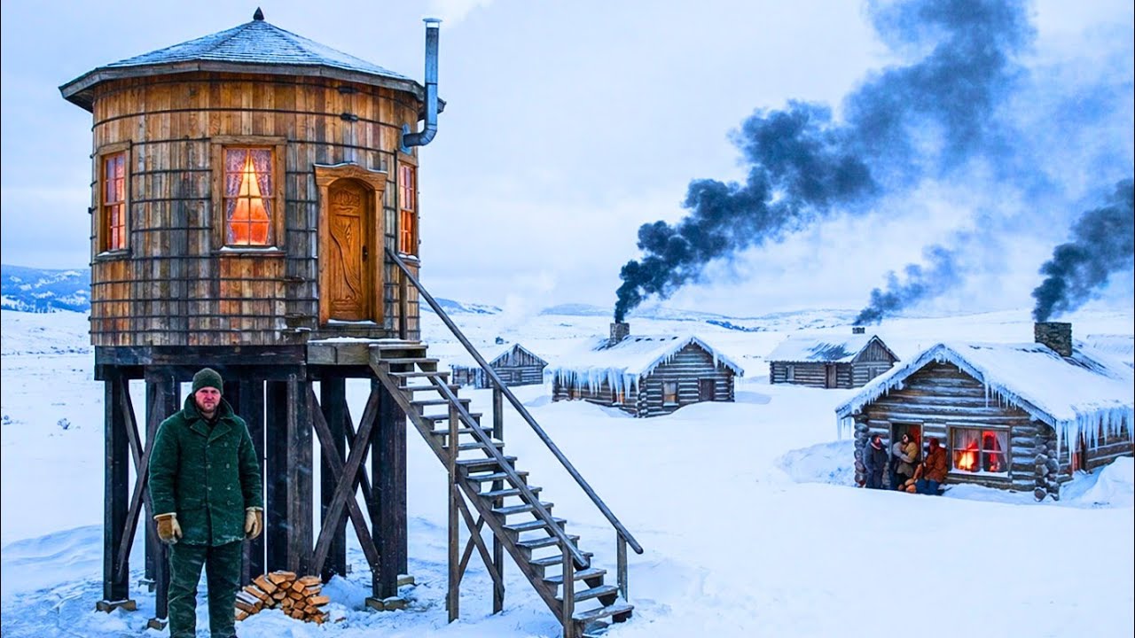 How He Converted a Railroad Water Tank Into a Cabin — And Made the Coldest Shape the Warmest Home