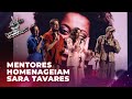 Os mentores homenageiam Sara Tavares | Tira-teimas| The Voice Portugal 2023 image