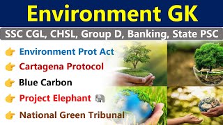 Environment Important MCQs | Important Terms Explained | Environment GK UPSC, SSC |