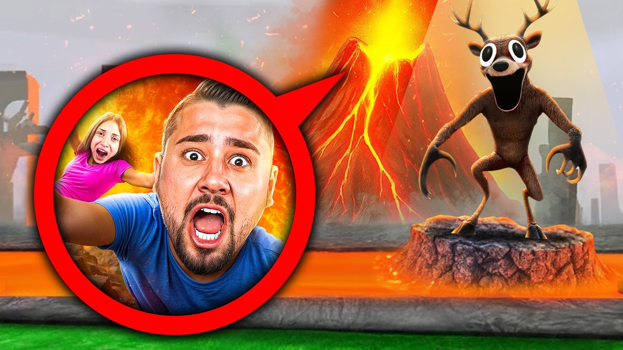 Auf die SPITZE des VULKANS in 99 Nächte im Wald 🌋