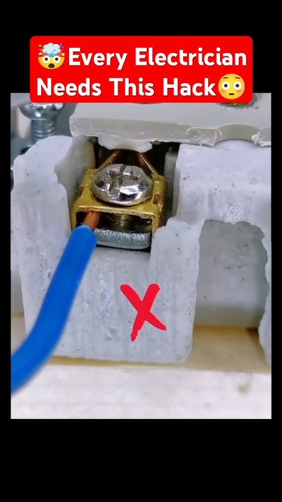 🤯Every electrician needs this hack⚡ #shorts #short #electrician #