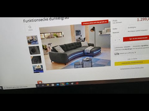 LED Sofa from POCO/ Диван с подсветкой из магазина POCO