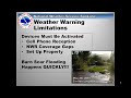 Flooding and Burn Scars: Part 4 - Receiving Warning