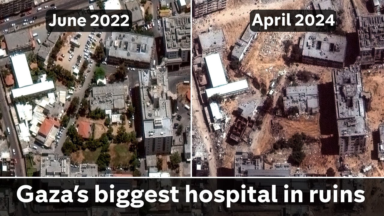 Israel-Gaza war: IDF troops withdraw from “total destruction” of al-Shifa hospital