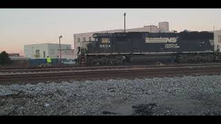 NS SD60 #6604 Leads Local