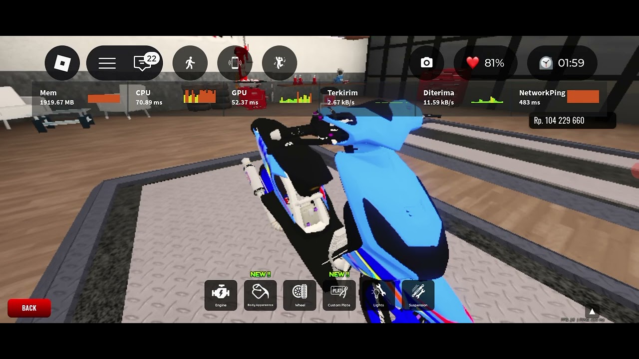 drag drive simulator di game roblox