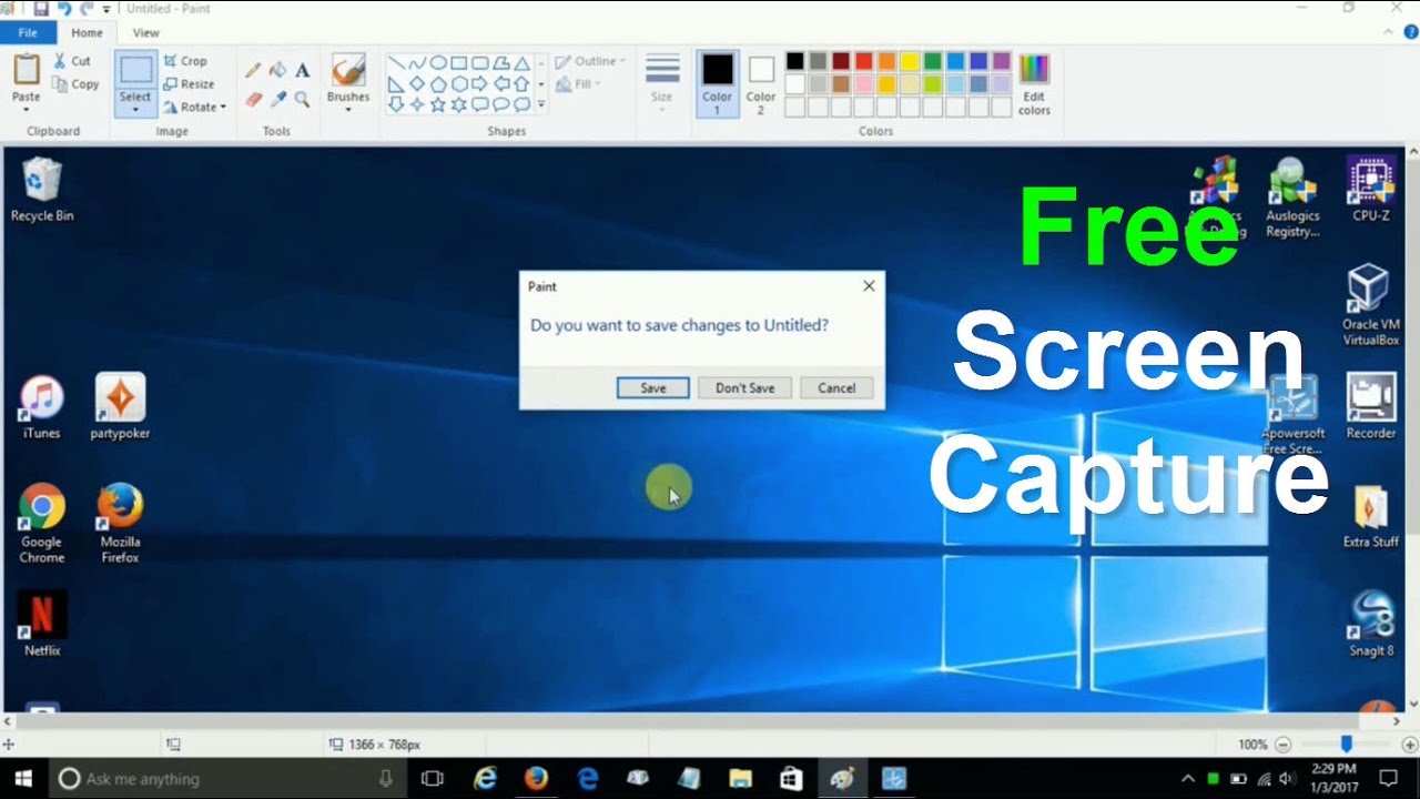 Screen capture software windows 7