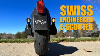 A Swiss Designed Commuter Escooter for Americans? VX2 Pro VMAX Escooter Review