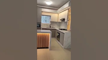 مطبخ أمريكى مع إضاءة 