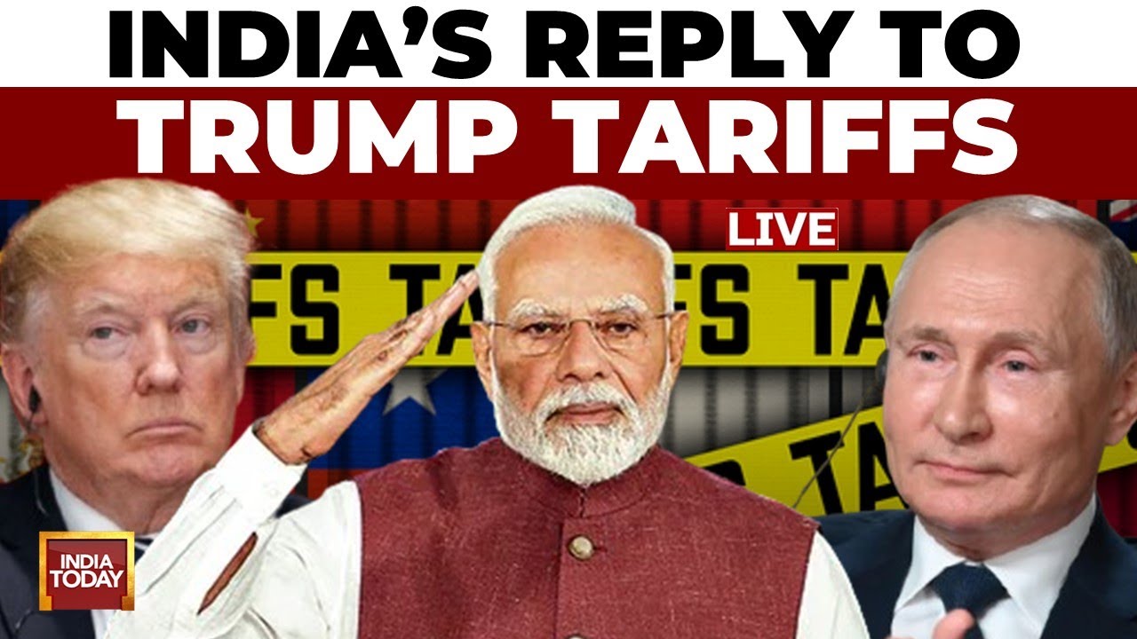 India’s big reply to Trump’s 25% tariff LIVE | Statement of the Ministry of External Affairs on Tariffs and Oil Exports from Russia