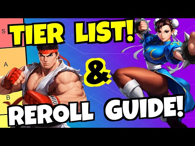 Street Fighter: Duel tier list and reroll guide