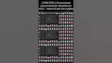 || SOLVED || #Payuransom (.payuransom) #ransomware #virus - #removal #and #decryption