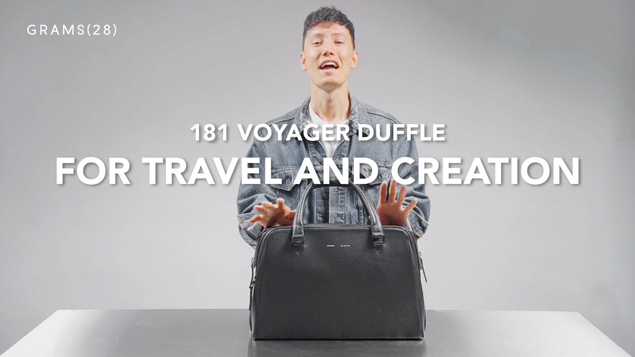 181 Voyager Duffle Overview | GRAMS28 - YouTube