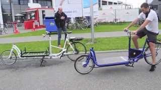 PEDALPOWER LONG HARRY ALU + Stahl Lastenrad E-Antrieb Suntour HESC + Sram E-Matic Cargo Bike