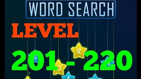 (Level 201-220) Word Connect - Word Cookies
