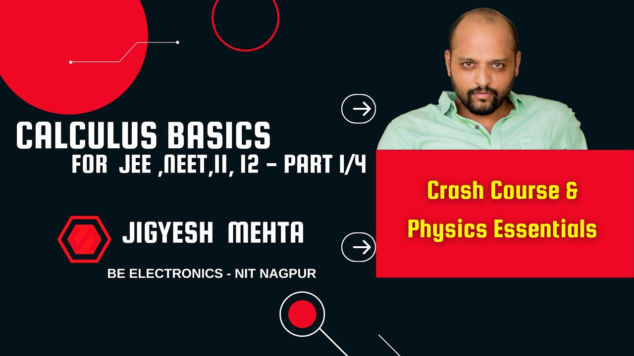 Calculus Basics Part 1/4 | Capsule Crash Course & Physics Essentials for IIT JEE /NEET /11th/12th