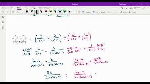 Complex Fractions Rational Expressions