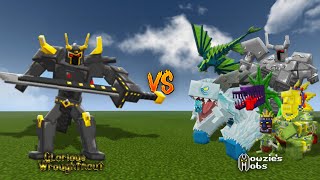 GLORIOUS WROUGHTNOUT vs MOWZIE'S MOBS - Minecraft