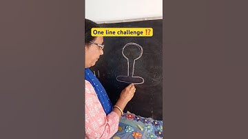 One line draws the entire shape,and the lines cannot overlap!Is there an answer to this question 1