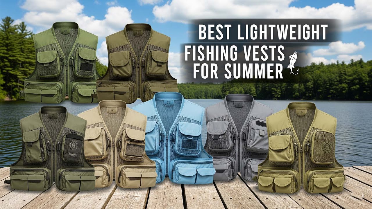 TOP 5 best lightweight fishing vests for summer 2026 - YouTube