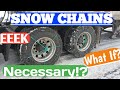 HOW TO USE SNOW CHAINS...CHAIN UP/CHAIN DOWN