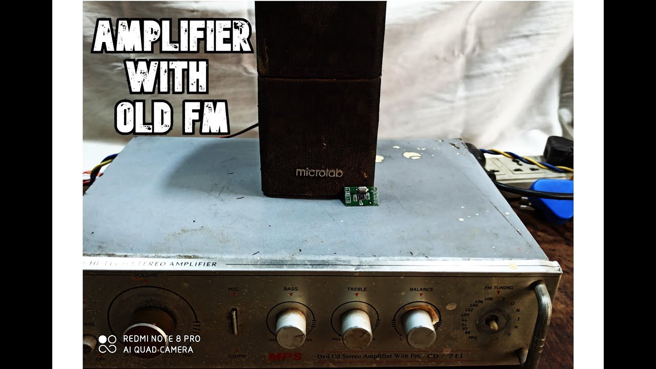 How to make amplifier with Old FM ll Smart technical Mahesh