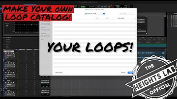 HOW TO CREATE YOUR OWN LOOP CATALOG WITH PROTOOLS