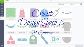 Set Canvas in Cricut Design Space 3 tutorial