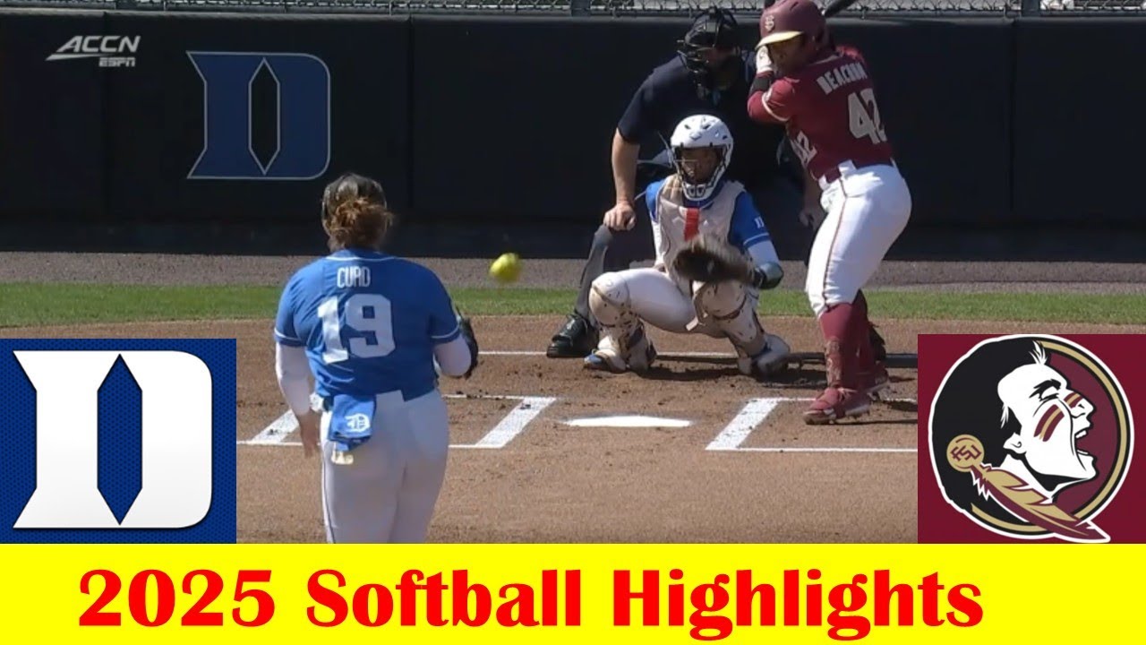 #9 Florida State vs #18 Duke Softball Game Highlights 3 23 2025