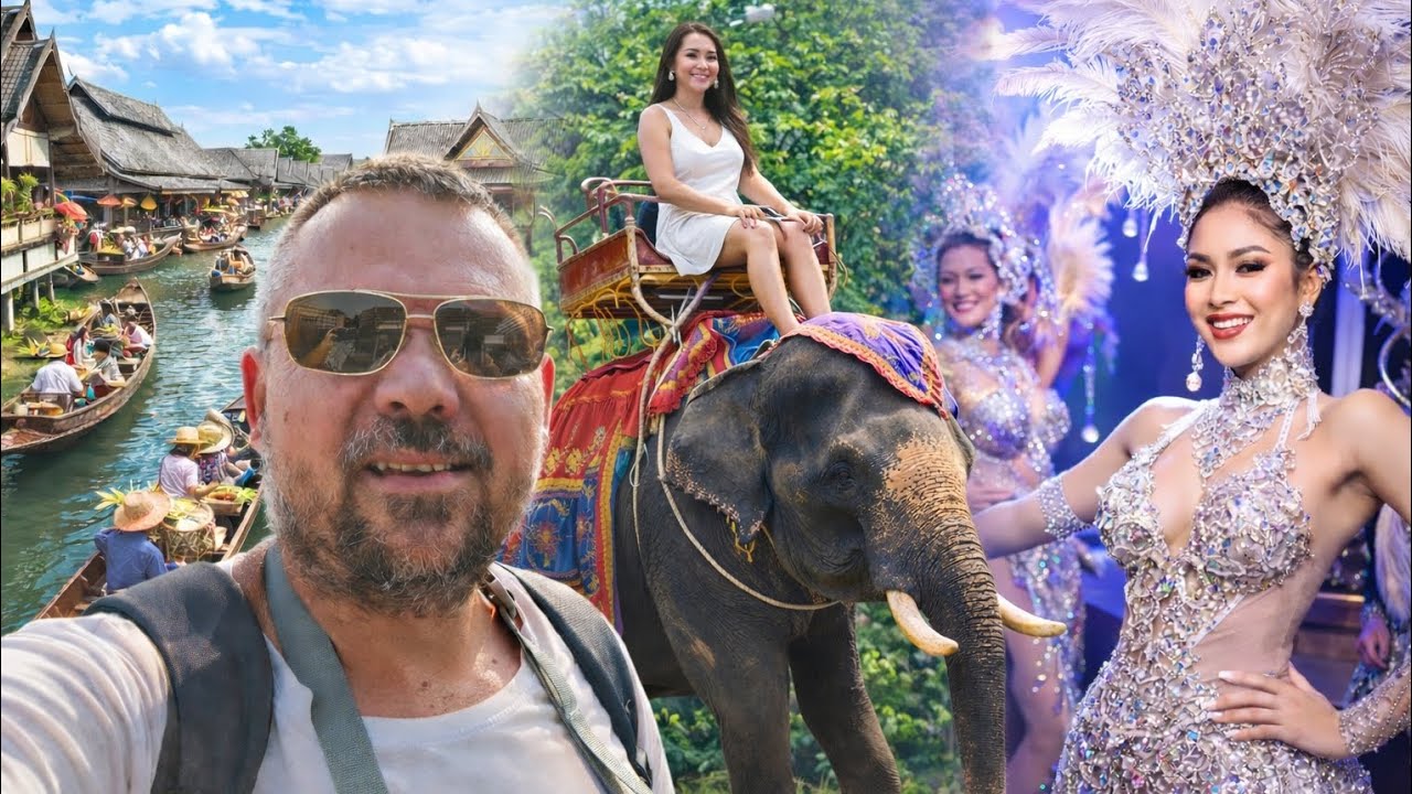 GYURI MENNI THAILAND🇹🇭2026 Pattaya    Floating Market 🇹🇭Elephant Village 🐘🇹🇭Tiffany Show🇹🇭
