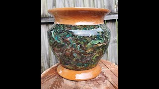 Dyed Shavings and Total Boat Resin Vase Colab with Pohl Barn