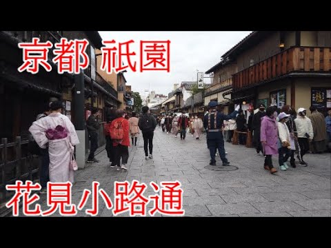 京都 祇園のメインストリート 花見小路通 を散策 Kyoto Hanamikoji Street In Gion Youtube