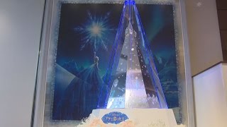 ３億円の「アナ雪」ツリー  プラチナ製、銀座に登場 300 mil. yen Christmas featuring "Frozen"