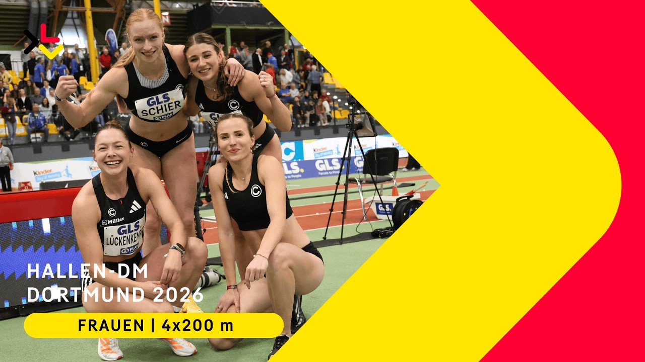 Staffel des SCC Berlin schnappt sich Gold über 4x200 Meter