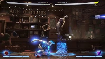 Injustice 2 - Firestorm Midscreen Combos (with and without trait)