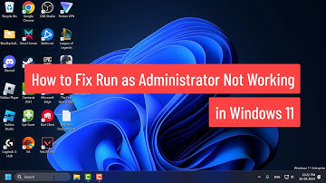 How to Fix Run as Administrator Not Working in Windows 11