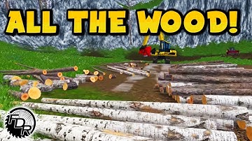 Making Big Piles | Farming Simulator 2017 | Logging & Forestry #26