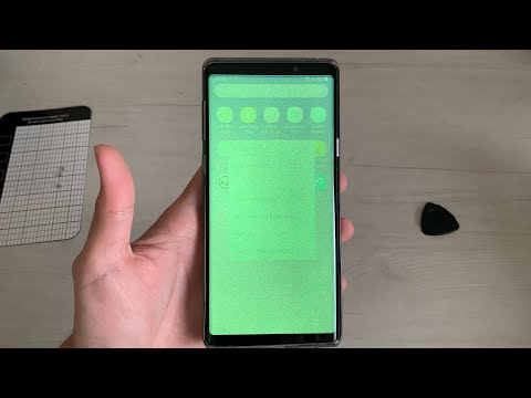 How to FIX Samsung Note 9 GREEN SCREEN 2021