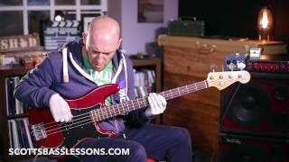 Video thumbnail of ""All Funk Blues" - Academy Play-along /// Scott's Bass Lessons"