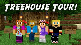Tree House Tour - EPIC Minecraft Tree House Build! [FNACraft]