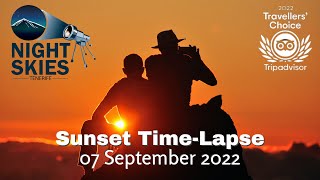 Sunset Time-Lapse 7th September 2022