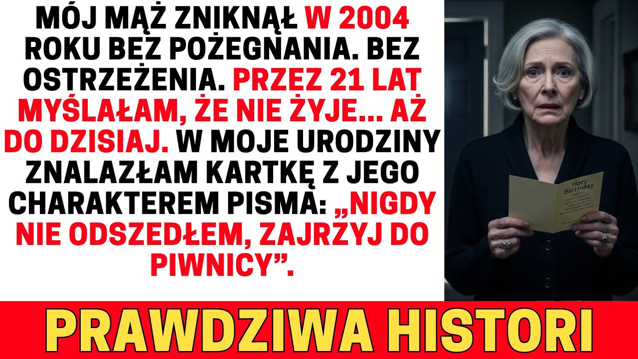 Mój mąż zaginął w 2004 roku, ale w dniu moich urodzin otrzymałam kartkę z jego pismem