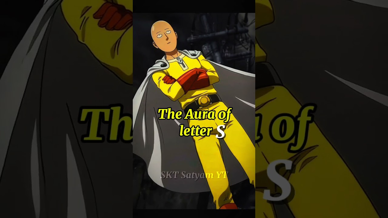 The Aura of letter S ☠️🗿 